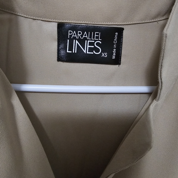 ASOS Beige Button-Up Dress - Picture 2 of 5